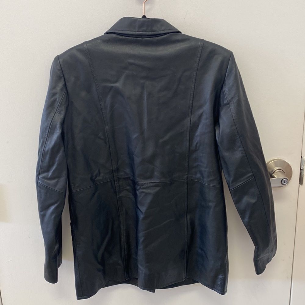 Style & Co Leather Jacket - Picture 4 of 5